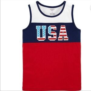 Carter’s USA Jersey Tank Top Boys Size 4